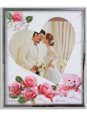 Sanal Bayim Plastik LED Işıklı Fotoğraf Çer Kalp Love 7493-9