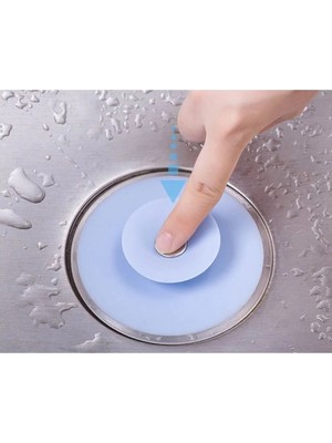 Herfie Banyo Duş Teknesi Gider Kapağı Esnek Su Tutucu Atık Filtre Aparatı 1 Adet
