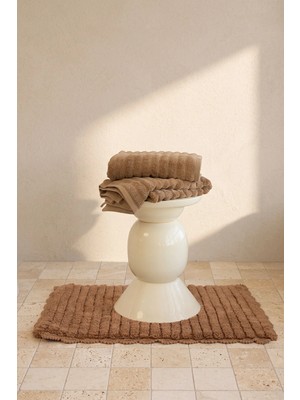 İrya Arora %100 Pamuk 2'li Havlu Seti 80X150 cm Warm Clay