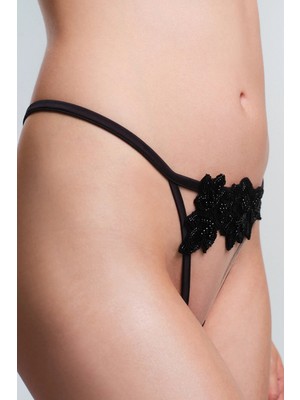 Penti Siyah Onyx String Külot