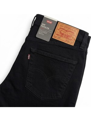 Levi's 505® Regular Fit Likralı Esnek Kumaş Klasik Erkek Jean Pantolon--Black--