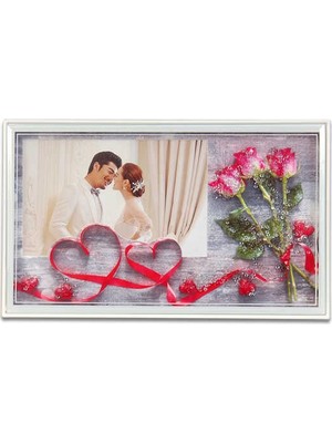 Sanal Bayim Dekoratif USB LED Işıklı Çerçeve 15X20 7493-3L