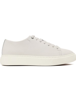 Derimod Erkek Beyaz Bağcıklı Deri Sneaker WM740020DF