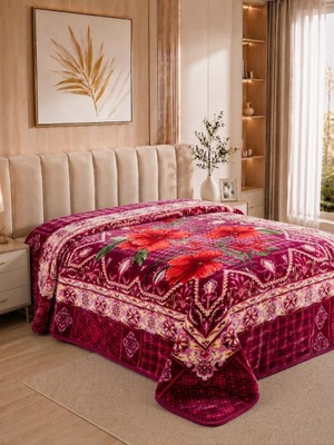 Bella Home Osotto Çift Kişilik Çift Katlı Embos Battaniye | 220X240 cm | 6 kg | Kalın & Yumuşak