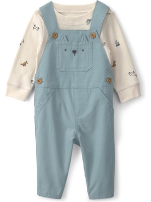 Carter's Erkek Bebek Salopet Set 3 Ay-24 Ay Mavi