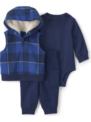 Carter's Erkek Bebek Yelekli Set 3 Ay-24 Ay Çok Renkli