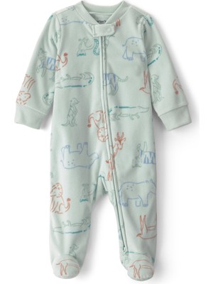 Carter's Erkek Bebek Polar Tulum Yenidoğan-9 Ay Yeşil