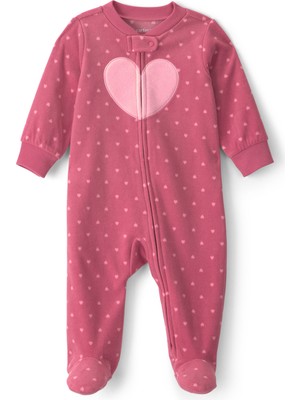 Carter's Kız Bebek Polar Tulum Yenidoğan-9 Ay Pembe