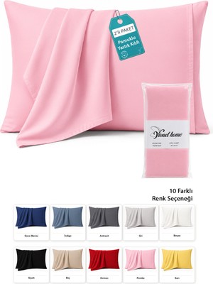 Vionel Home Pamuklu 2'li Yastık Kılıfı 50X70 cm – 10 Farklı Renk Seçeneği
