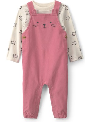 Carter's Kız Bebek Salopet Set 3 Ay-24 Ay Pembe