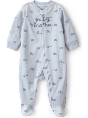 Carter's Erkek Bebek Polar Tulum Yenidoğan-9 Ay Mavi
