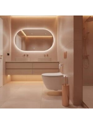 Vitra Origin A4489329 Tuvalet Fırçalığı Yerden, Soft Bakır