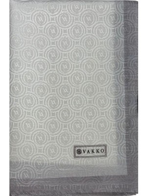 Vakko Helezon  Pamuk Ipek Şal 41728-BEYAZ