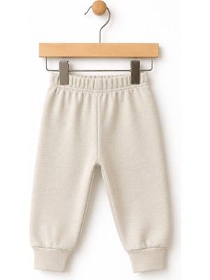 H&C Cool Boy H&c %100 Pamuk Penye Bebek Tek Alt Pantalon 0-36 Ay