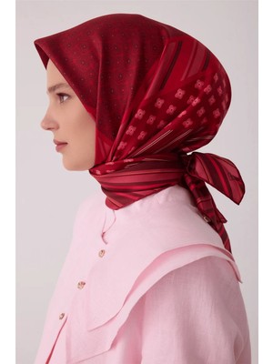 Belli Çiçek Desen Tivil Ipek Eşarp E26KA4423D01-53
