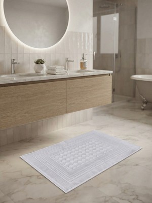 Royam Gonca %100 Pamuk 1 Adet Lüx Banyo Paspası Ayak Havlusu 50 x 70
