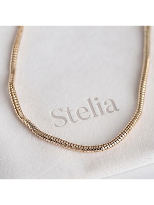 Stelia Klasik Yılan Zincir Kolye - 60 cm