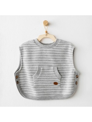 Andywawa AC26214 Casual Yelek Grey