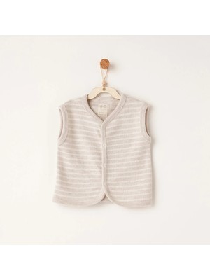 Andywawa AC26221 Casual Yelek Beige