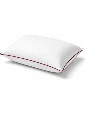 Binna Soft Eco Biyeli Yastık 50X70 cm 700 gr Boncuk Silikon Elyaf Dolgulu - Bordo