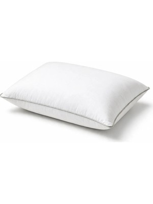 Binna Soft Eco Biyeli Yastık 50X70 cm 700 gr Boncuk Silikon Elyaf Dolgulu - Krem