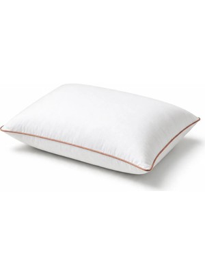 Binna Soft Cloud Support Biyeli Yastık 50X70 cm 1100 gr Boncuk Silikon Elyaf Dolgulu - Somon