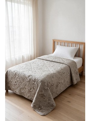 Binna Soft Kapitone Çok Amaçlı Tek Kişilik Yatak Örtüsü 150X220 cm
