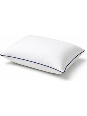Binna Soft Eco Biyeli Yastık 50X70 cm 600 gr Boncuk Silikon Elyaf Dolgulu - Lacivert