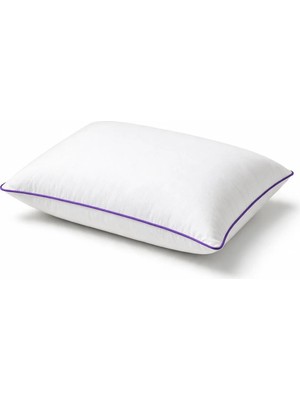 Binna Soft Cloud Support Biyeli Yastık 50X70 cm 1100 gr Boncuk Silikon Elyaf Dolgulu - Mor