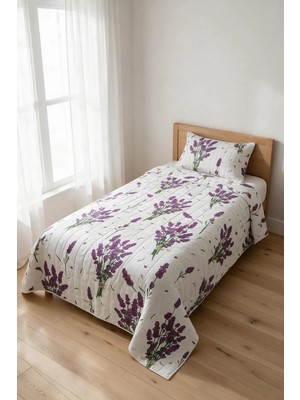 Binna Soft Kapitone Çok Amaçlı Tek Kişilik Yatak Örtüsü ve Yastık Kılıfı Seti 150X220 cm