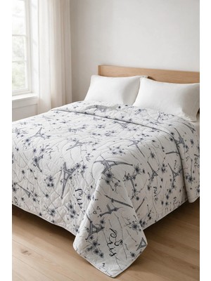 Binna Soft Kapitone Çok Amaçlı Çift Kişilik Yatak Örtüsü 200X220 cm