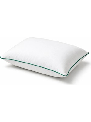 Binna Soft Eco Biyeli Yastık 50X70 cm 600 gr Boncuk Silikon Elyaf Dolgulu - Zümrüt Yeşili