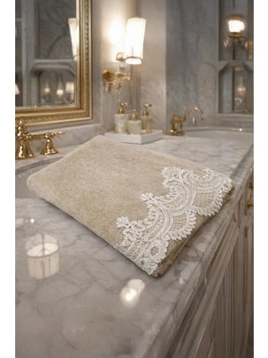 iselahome Berila Kadife Havlu Cappicuno-El&yüz Havlusu 50&90