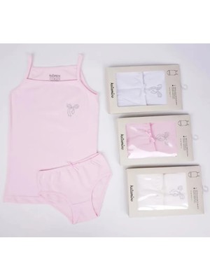 Katamino Tatlım Kız Ip Askılı Atlet Slip Takım K128622 Asorti