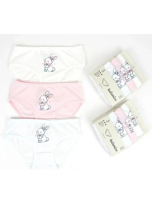 Katamino Tavisan 3lü Kız Slip Set K128668 Asorti