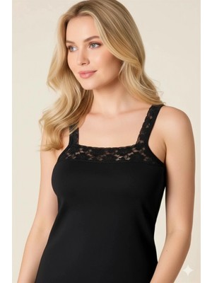 Pileli Store Dantelli Askılı Atlet B609