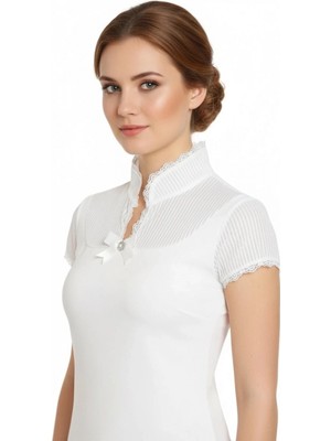 Pileli Store Şahinler Fiyonglu Dantelli Atlet B620