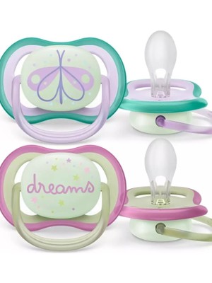 Philips Avent Philips SCF376/19 Ultra Air Night Gece Emziği 0-6 Ay (Karanlıkta Parlar), SCF376/19