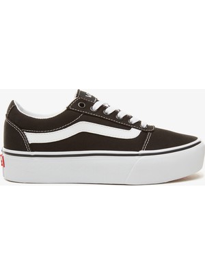 Vans Ward Platform Kadın Siyah Sneaker.-