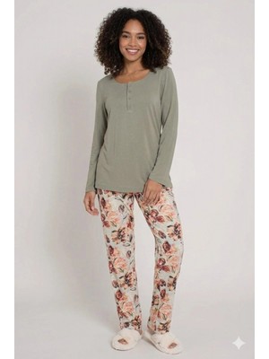 Pileli Store Limissi Viskon Pijama Takımı