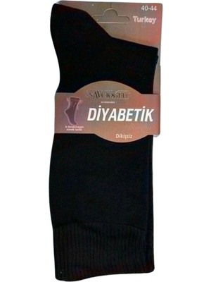 Pileli Store Savcıoğlu Diabetik Bambu Soket Çorap 10 Adet
