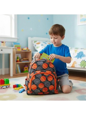 Leader Bag Store - Desenli Anaokulu ve Kreş Sırt Çantası - Ergonomik Su Geçirmez Çocuk Okul Çantası (28X35X15 Cm)