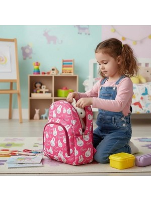 Leader Bag Store - Desenli Anaokulu ve Kreş Sırt Çantası - Ergonomik Su Geçirmez Çocuk Okul Çantası (28X35X15 Cm)