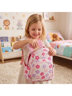 Leader Bag Store - Desenli Anaokulu ve Kreş Sırt Çantası - Ergonomik Su Geçirmez Çocuk Okul Çantası (28X35X15 Cm)