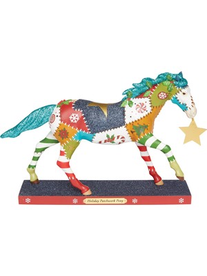 TeknoKapsül Enesco The Trail Of Painted Ponies Tatil Yama Işi Midilli Heykelcik, 18 Cm, Çok Renkli