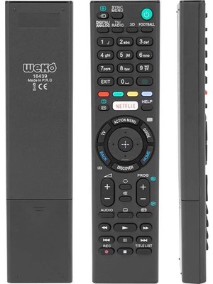 Huayu Sony Kl RM-L1275 Netflix Tuşlu LCD LED Tv Kumanda (40175=16439)