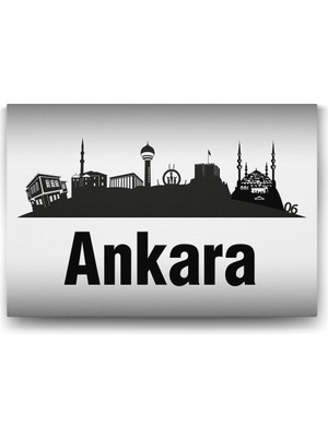 TeknoKapsül Tabloshop Ankara Vektör Tablo - 100X70CM