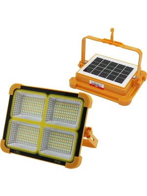 Varsoph Solar LED Light Çakarlı Solar Projektör - Powerbank Kamp - Dış Mekan Güneş Enerjili 12000MAH- 84X4=336LED (5468)