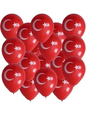 Varsoph Bayraklı Balon 12inc 100 Parça (5468)