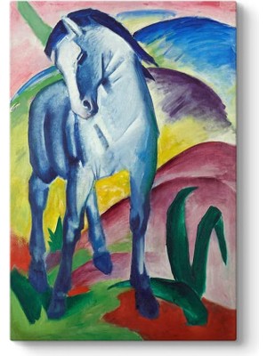 TeknoKapsül Franz Marc - Blue Horses Tablosu 100 x 140
